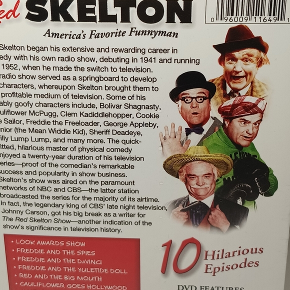 Red Skelton  DVD 2 Full Screen Black and White - Picture 2 of 3